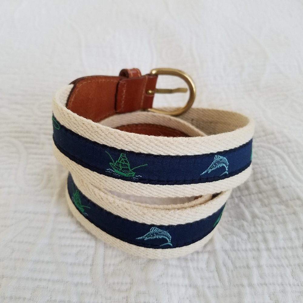 Handmade Saddlery Belt Fabric Leather-30